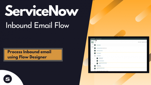 ServiceNow Inbound Email Flow