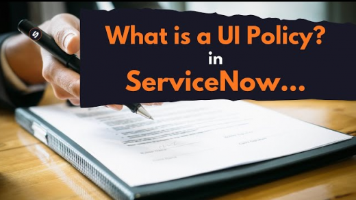ServiceNow UI Policy