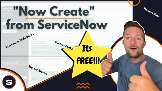ServiceNow Now Create