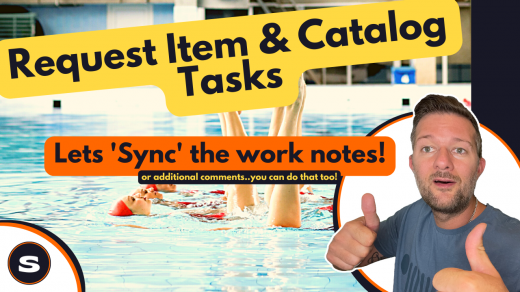 ServiceNow Work Notes Sync